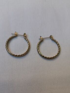 $4 Add-on Classic Twisted Hoop Earrings